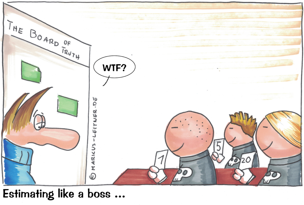 Cartoon: Estimating like a boss