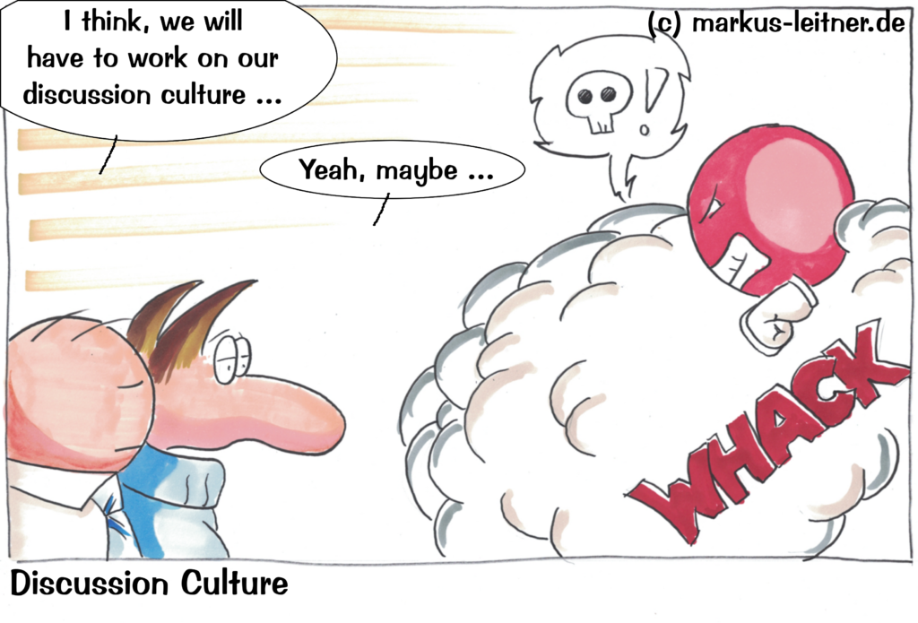 Cartoon: Discussion Culture