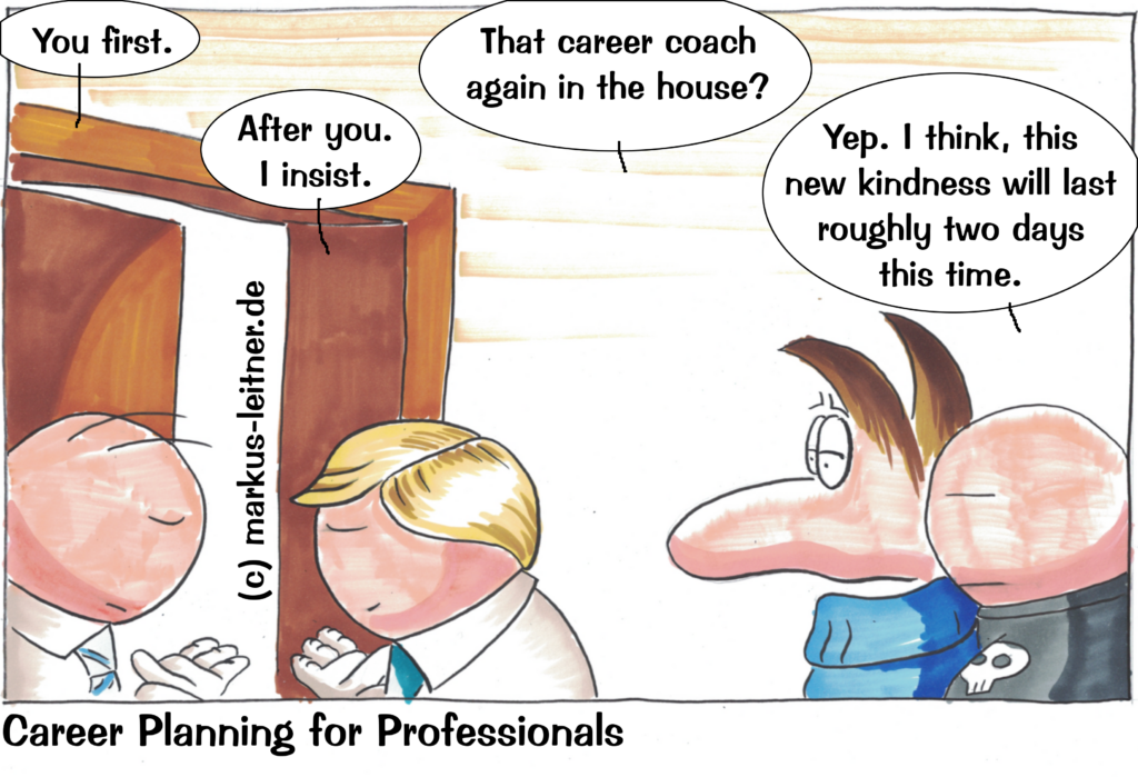 Cartoon: Career Planning for Professionals