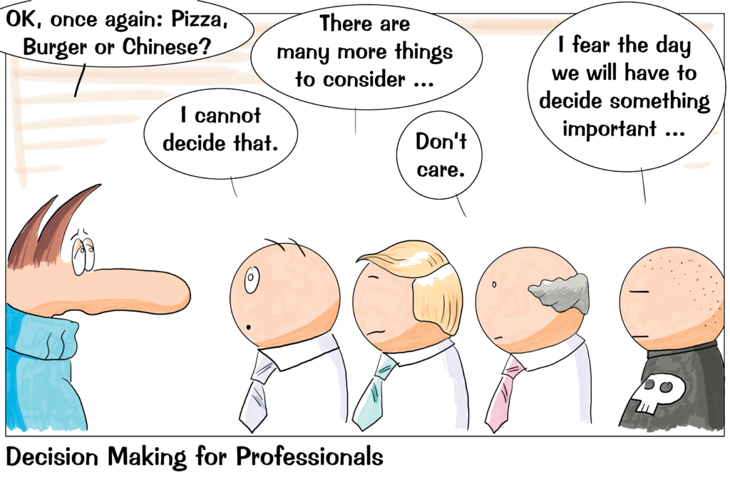 Cartoon: Decision Making for Professionals
