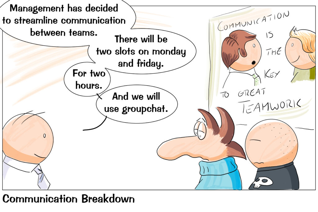 Cartoon: Communication Breakdown